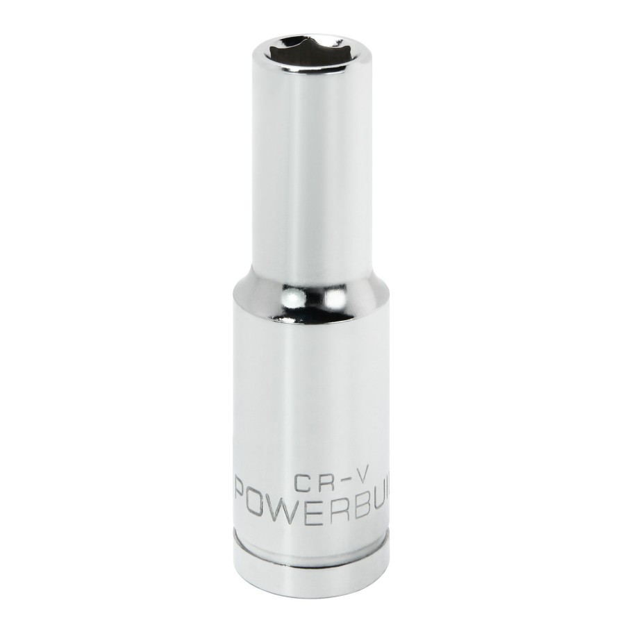 Tools Powerbuilt | Powerbuilt 1/2 Inch Drive X 11 Mm 6 Point Deep Socket 642218