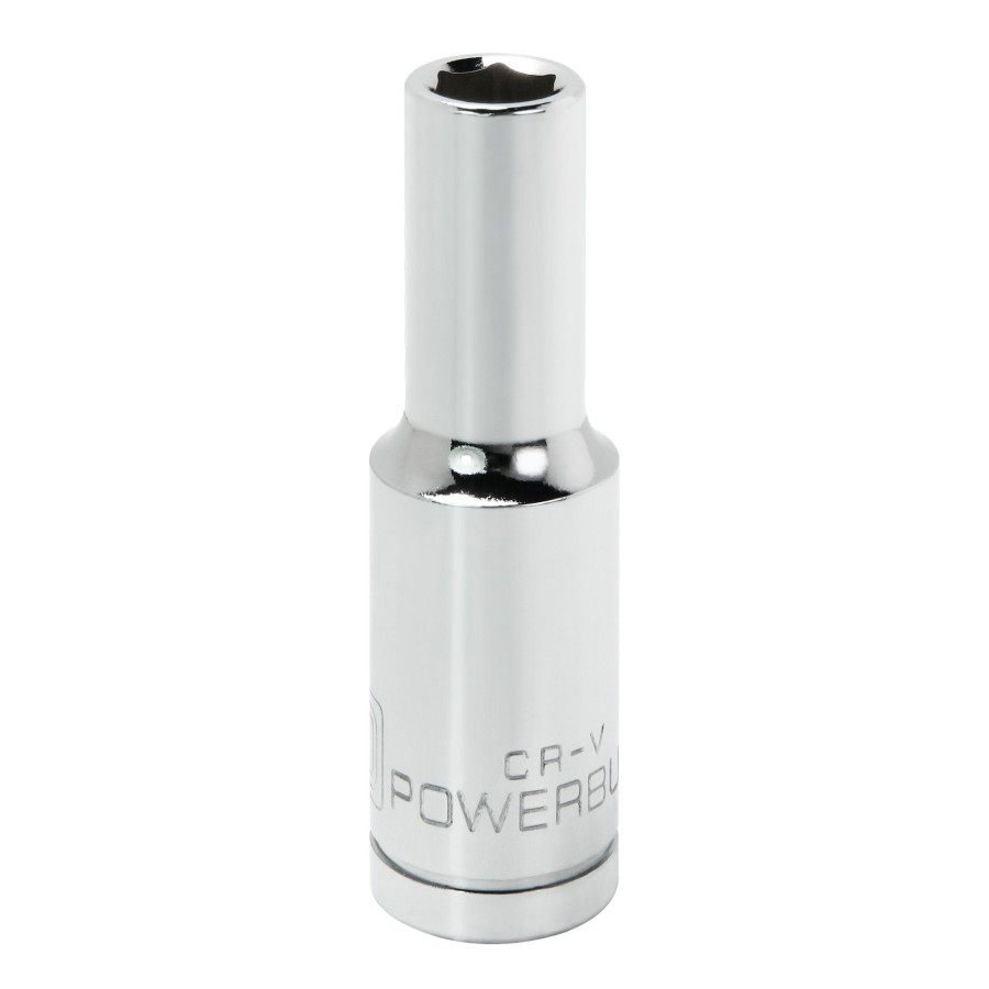 Tools Powerbuilt | Powerbuilt 1/2 Inch Drive X 10 Mm 6 Point Deep Socket 642217