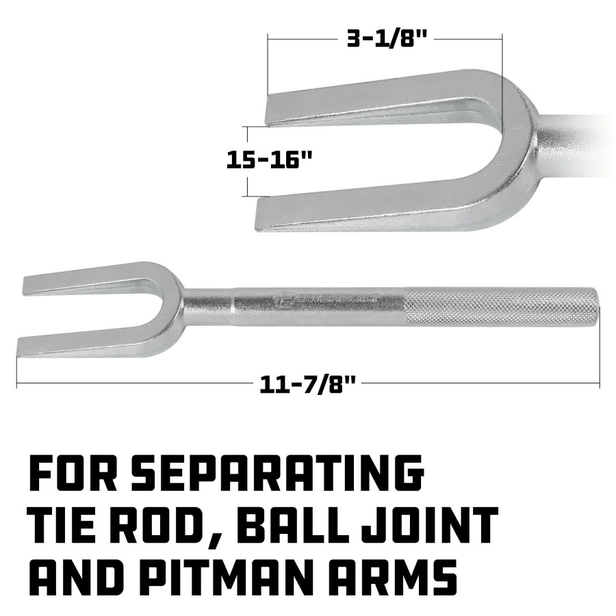 Tools Powerbuilt | Powerbuilt 3-1/8 In. X 15/16 In. Tie Rod And Ball Joint Separator 648468