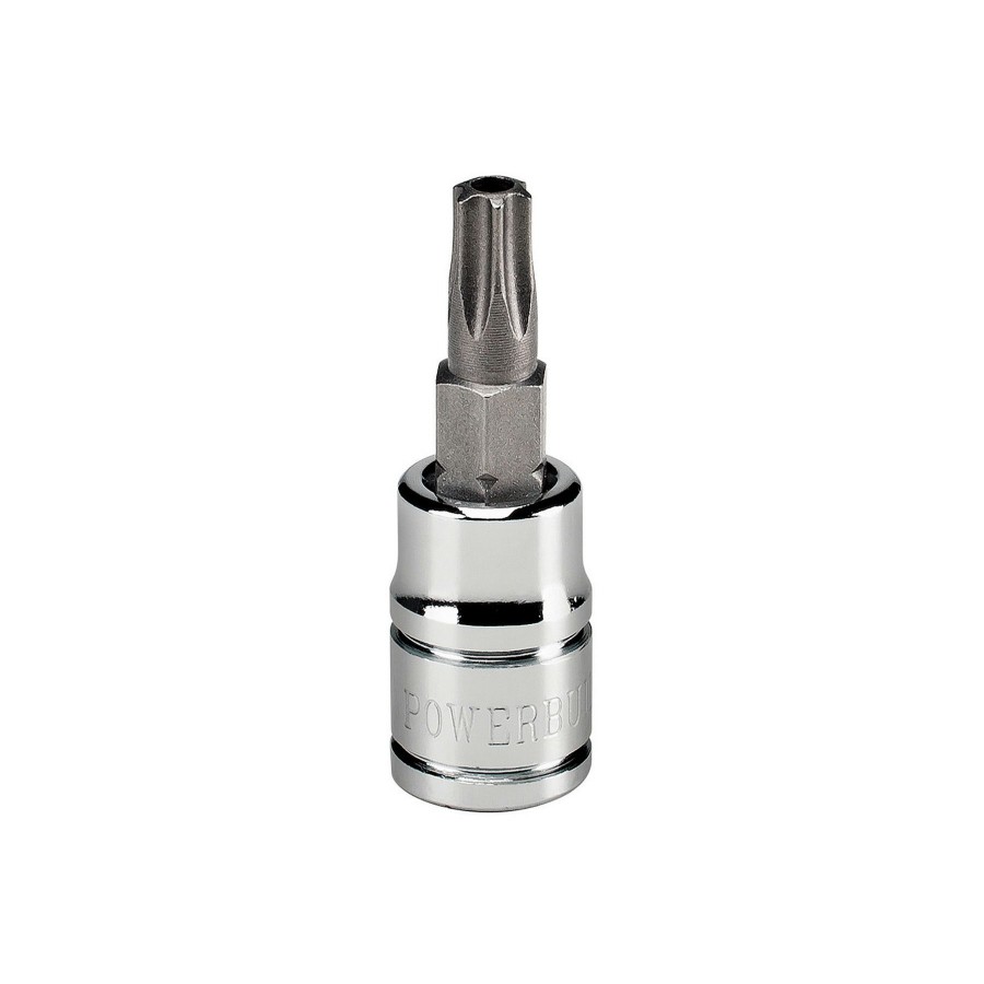 Tools Powerbuilt | Powerbuilt 1/4 Inch Drive T-27 Tamper Proof Star Bit Socket 648502