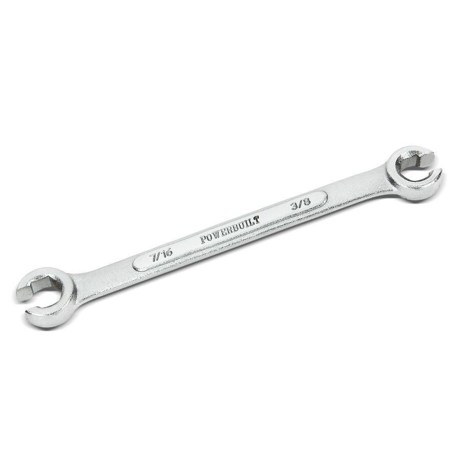 Tools Powerbuilt | Powerbuilt 3/8 X 7/16 Inch Sae Flare Nut Wrench 640085