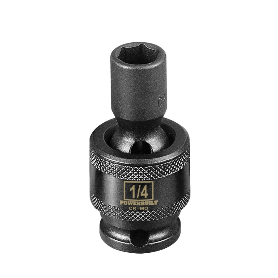 Tools Powerbuilt | Powerbuilt 1/4-Inch Drive 1/4-Inch Universal Impact 6 Point Socket 647210