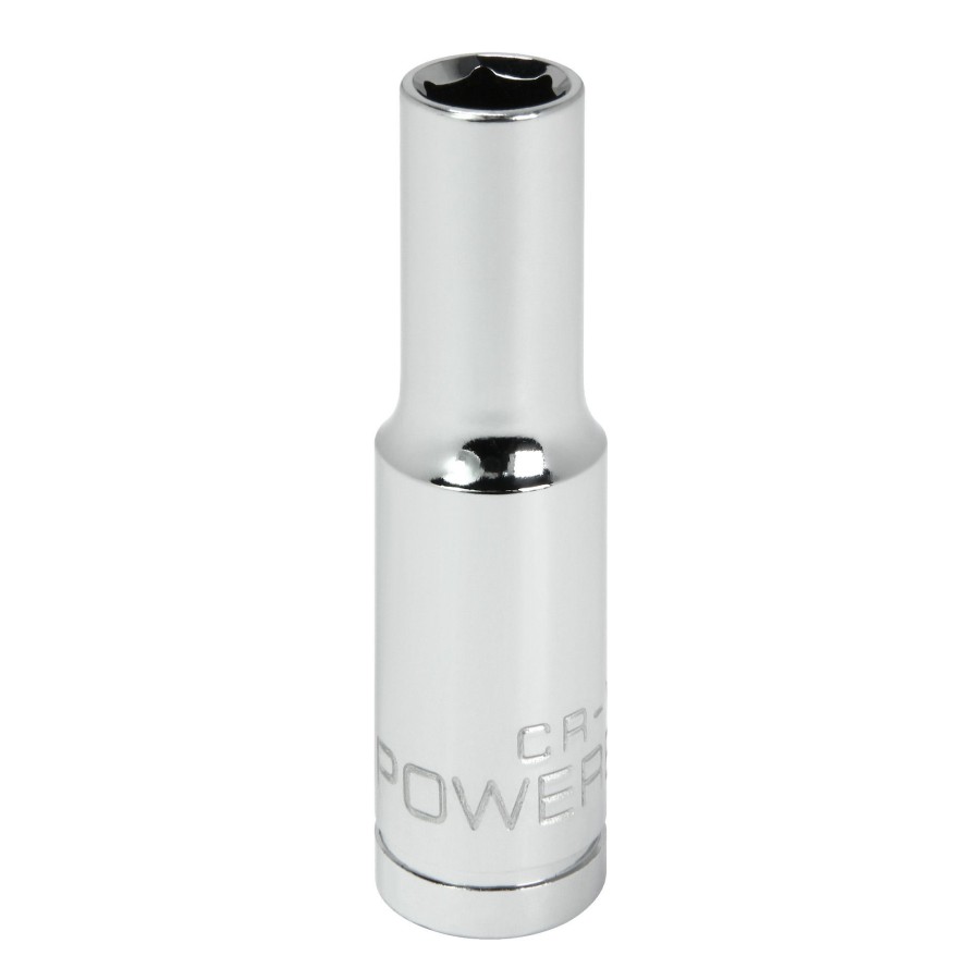 Tools Powerbuilt | Powerbuilt 3/8 Inch Drive X 9 Mm 6 Point Deep Socket 641209