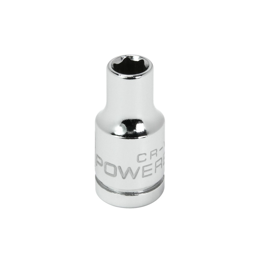 Tools Powerbuilt | Powerbuilt 1/4 Inch Drive X 5 Mm 6 Point Shallow Socket 648281