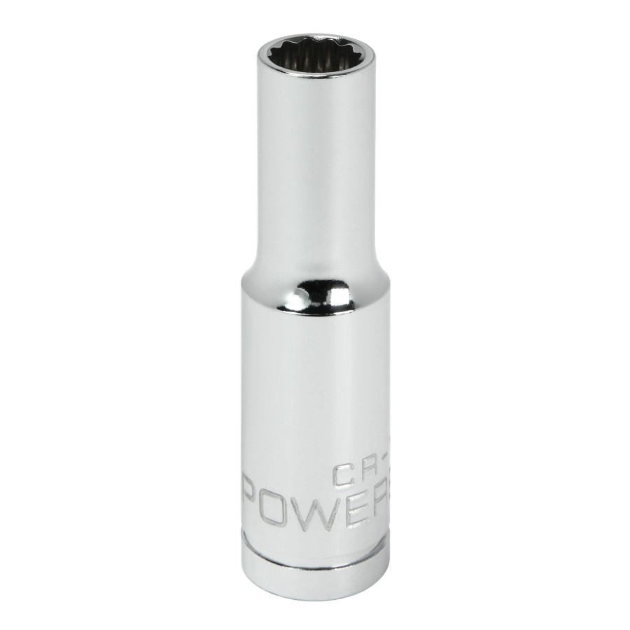 Tools Powerbuilt | Powerbuilt 3/8 In. Drive X 9Mm 12 Point Metric Deep Socket 940059