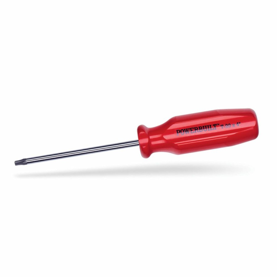 Tools Powerbuilt | Powerbuilt T20 X 4-Inch Star Torx Screwdriver 646018