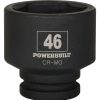 Tools Powerbuilt | Powerbuilt 3/4-Inch Drive 6 Point Metric Impact Socket 46Mm, Chrome Moly Steel