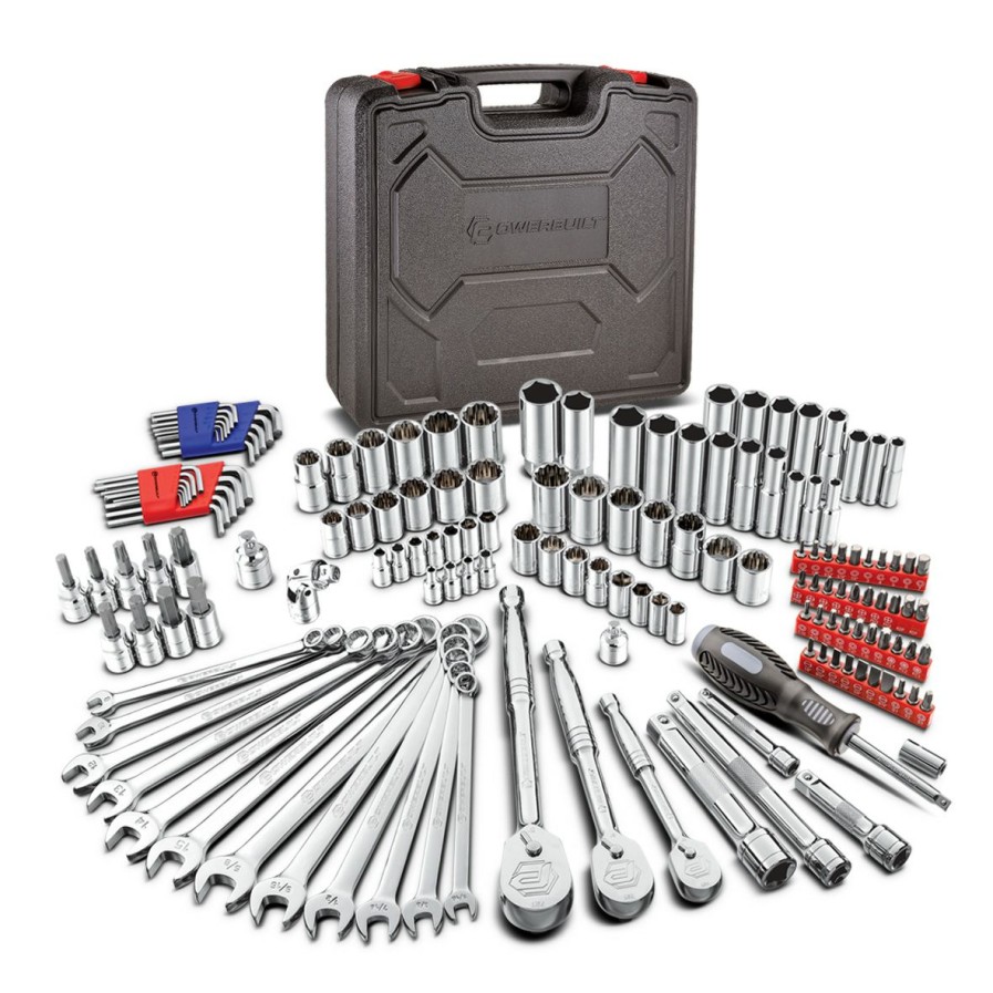 Tools Powerbuilt | Powerbuilt 152 Piece Master Mechanic'S Service Tool Set 642453