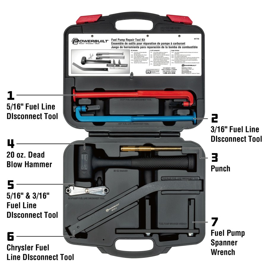 Tools Powerbuilt | Powerbuilt Electric "In-Tank" Fuel Pump Repair Kit 647755