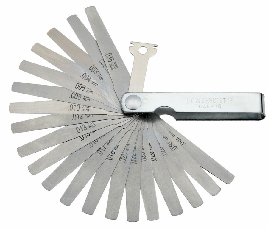 Tools Powerbuilt | Powerbuilt 20-Blade Tune-Up Gauge 648396