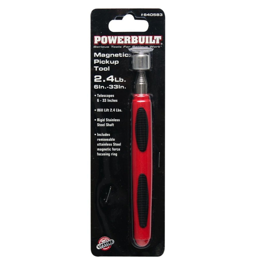 Tools Powerbuilt | Powerbuilt 3 Pound Telescopic Magnetic Pickup Tool 640583M