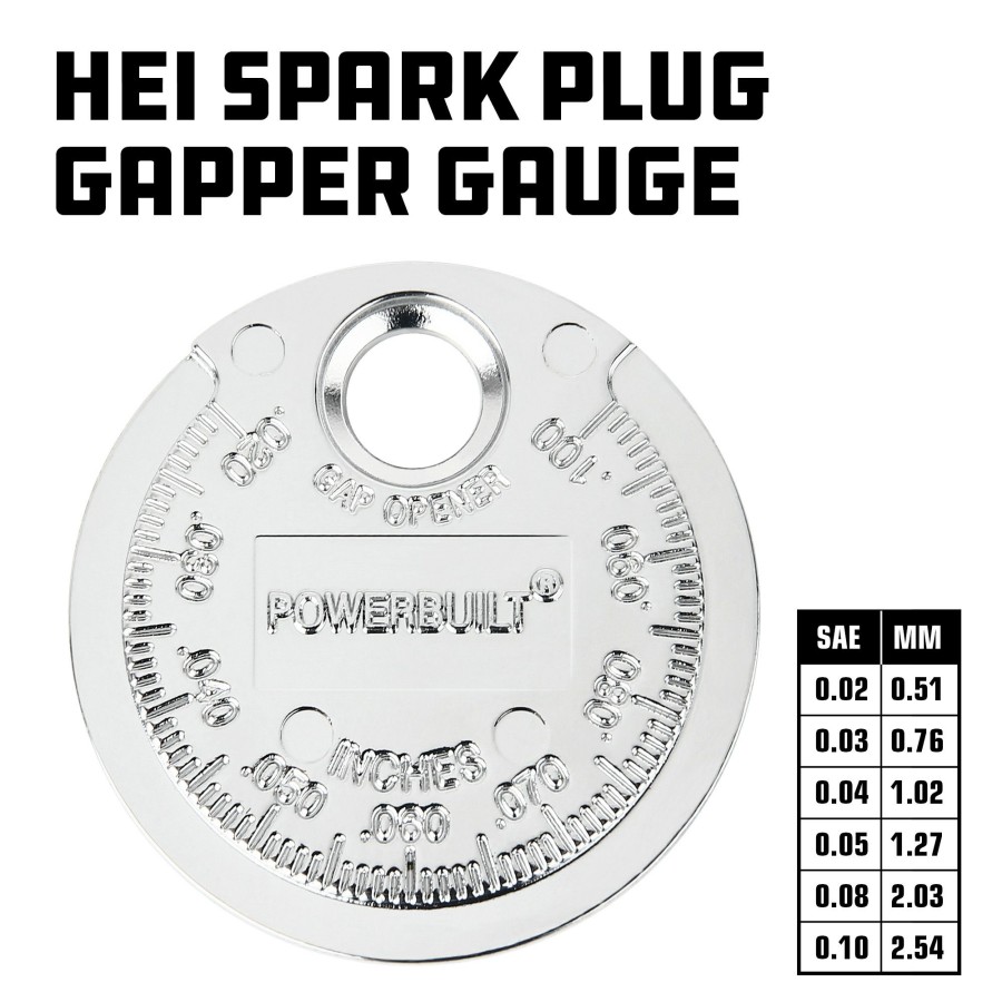 Tools Powerbuilt | Powerbuilt Disc Style Spark Plug Gapper 640594