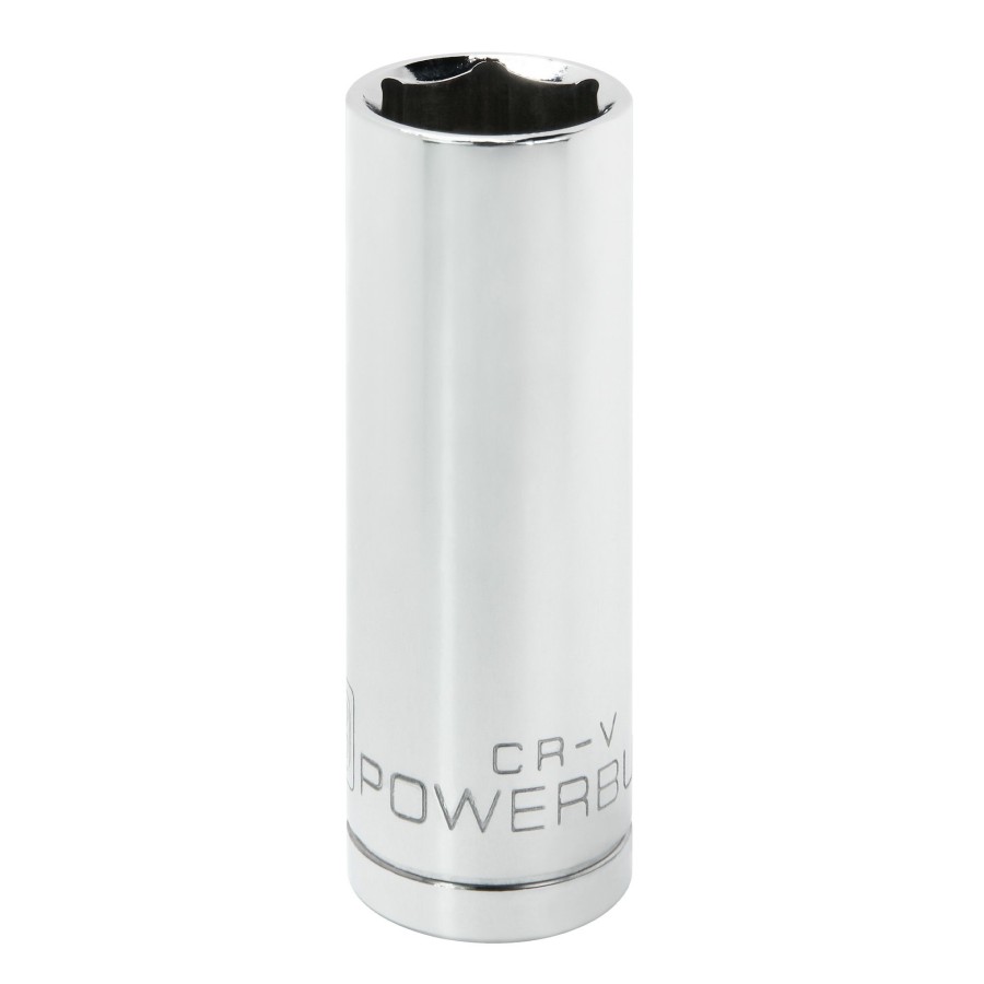 Tools Powerbuilt | Powerbuilt 1/2 Inch Drive X 19 Mm 6 Point Deep Socket 642213