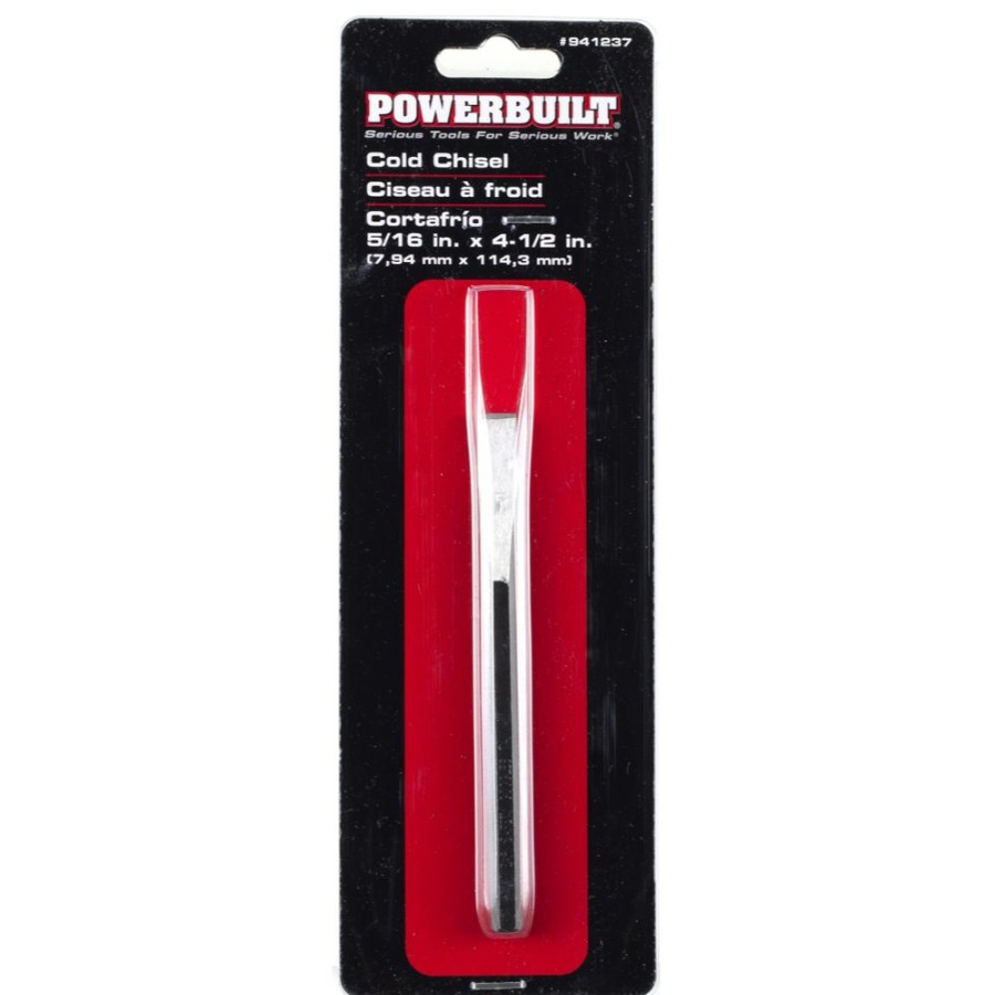 Tools Powerbuilt | Powerbuilt Cold Chisel 5/16 X 1/4 X 4 941237