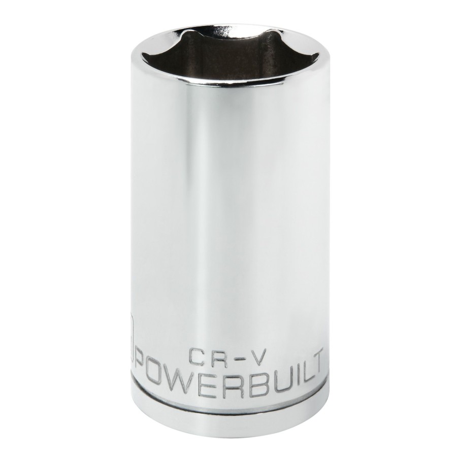 Tools Powerbuilt | Powerbuilt 1/2 Inch Drive X 1-1/4 Inch 6 Point Deep Socket 642216