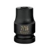 Tools Powerbuilt | Powerbuilt 3/8 In. Drive X 7/16 In. 6 Point Impact Socket 647243