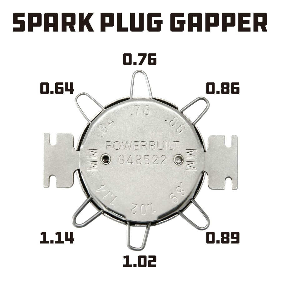 Tools Powerbuilt | Powerbuilt Standard Ignition Spark Plug Guage 648522