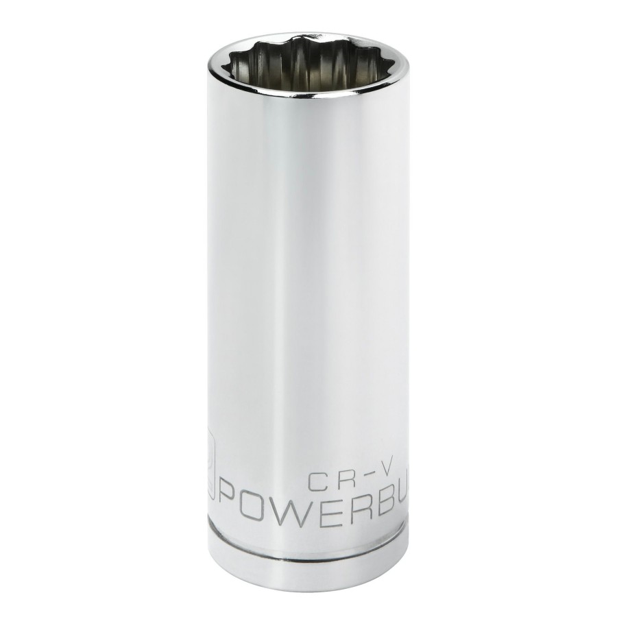 Tools Powerbuilt | Powerbuilt 1/2 In. Drive X 22Mm 12 Point Deep Socket 940163