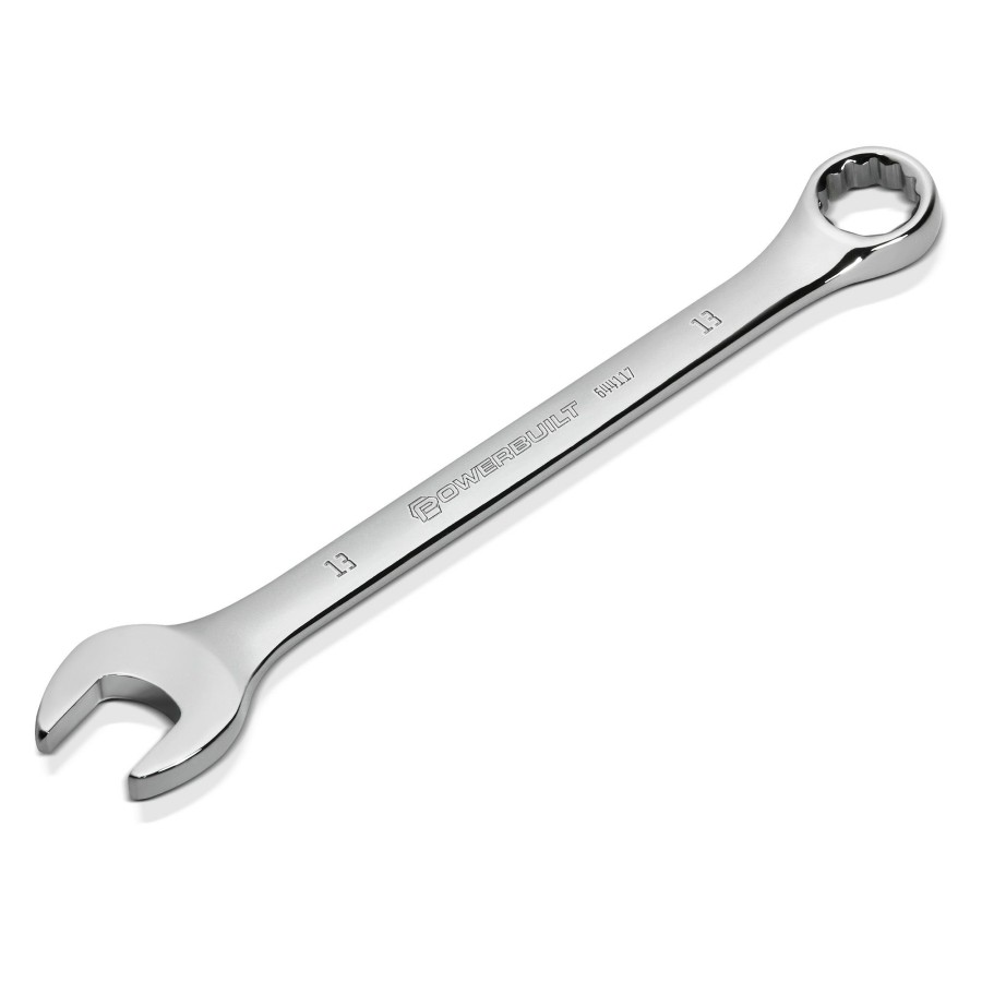 Tools Powerbuilt | Powerbuilt 13 Mm Fully Polished Metric Combination Wrench 644117