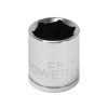 Tools Powerbuilt | Powerbuilt 3/8 In. Drive X 18Mm 6 Point Metric Socket 940033