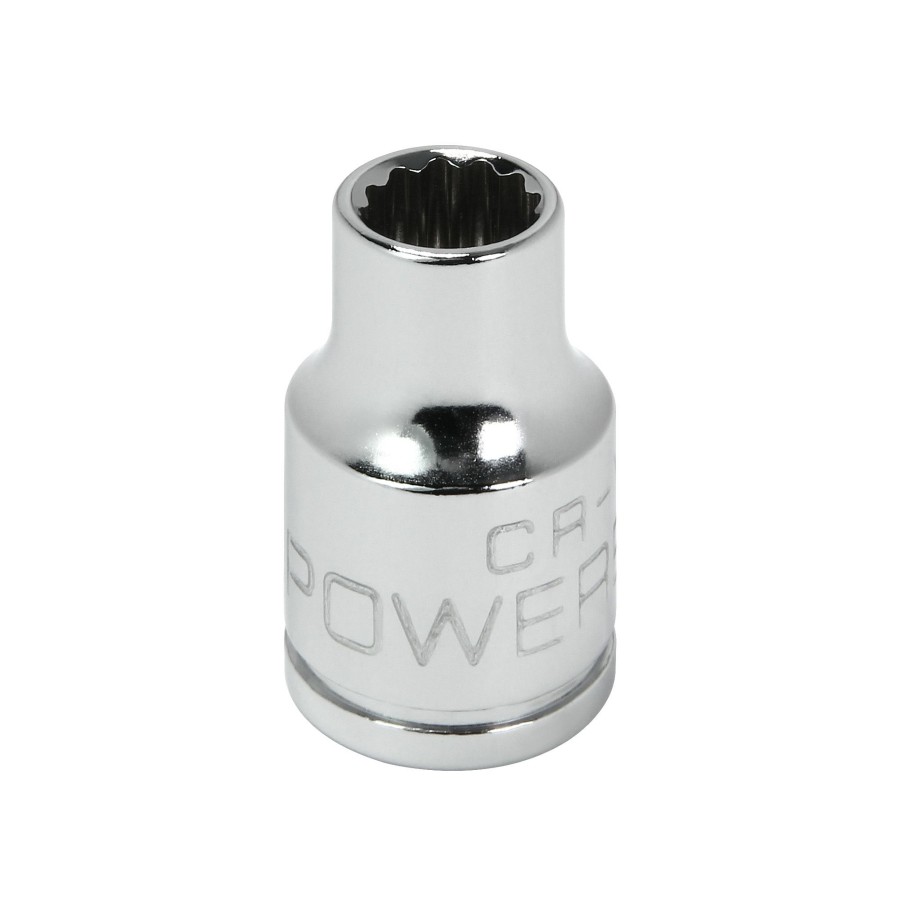 Tools Powerbuilt | Powerbuilt 3/8 Inch Drive X 8 Mm 12 Point Shallow Socket 641013