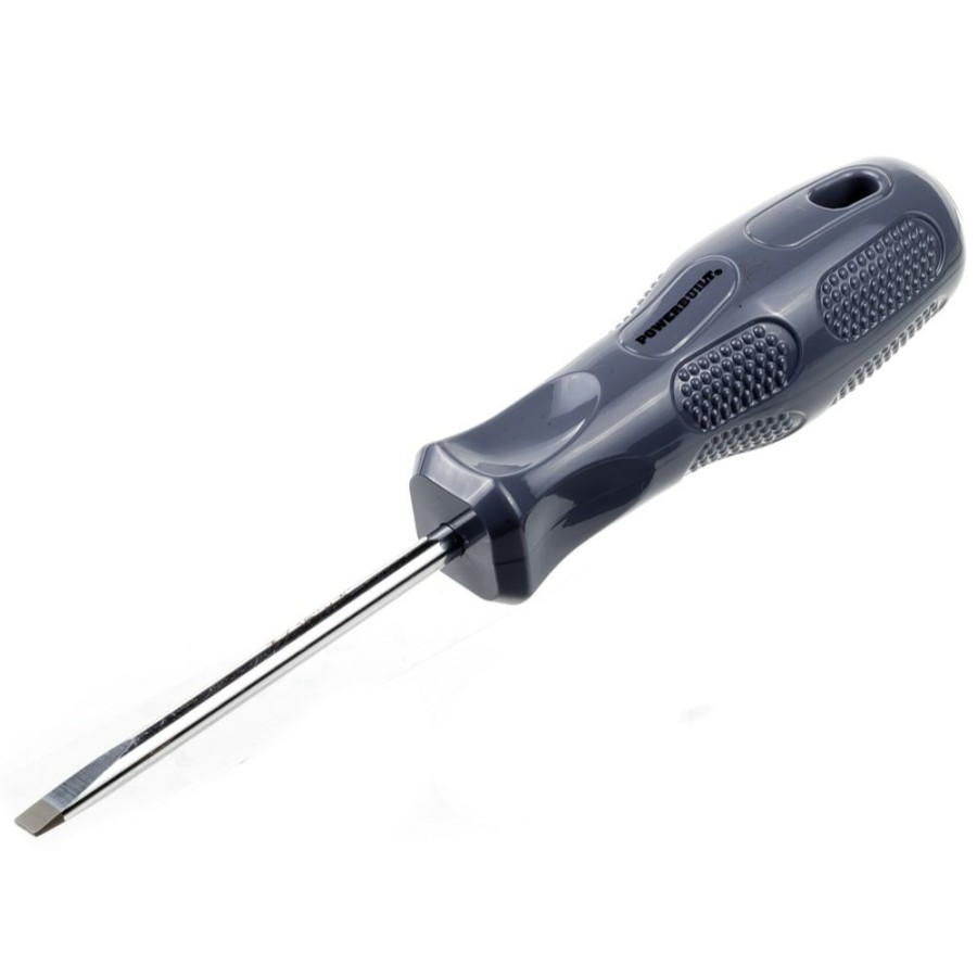 Tools Powerbuilt | Powerbuilt 3/16 X 3 Inch Slotted Screwdriver With Acetate Handle 646114