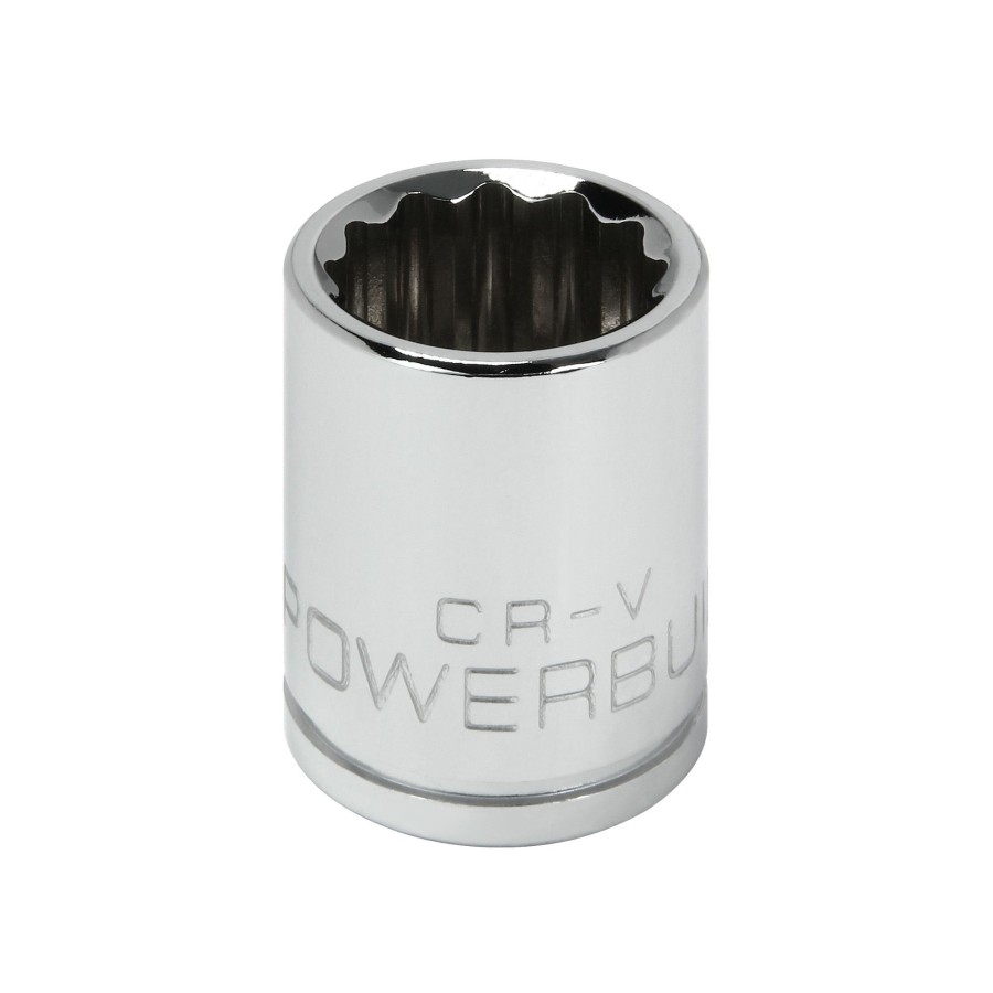 Tools Powerbuilt | Powerbuilt 3/8 Inch Drive X 5/8 Inch 12 Point Shallow Socket 641006