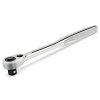 Tools Powerbuilt | Powerbuilt 1/2 Inch Drive72 Tooth Pro Tech Ratchet With Contour Handle 649970