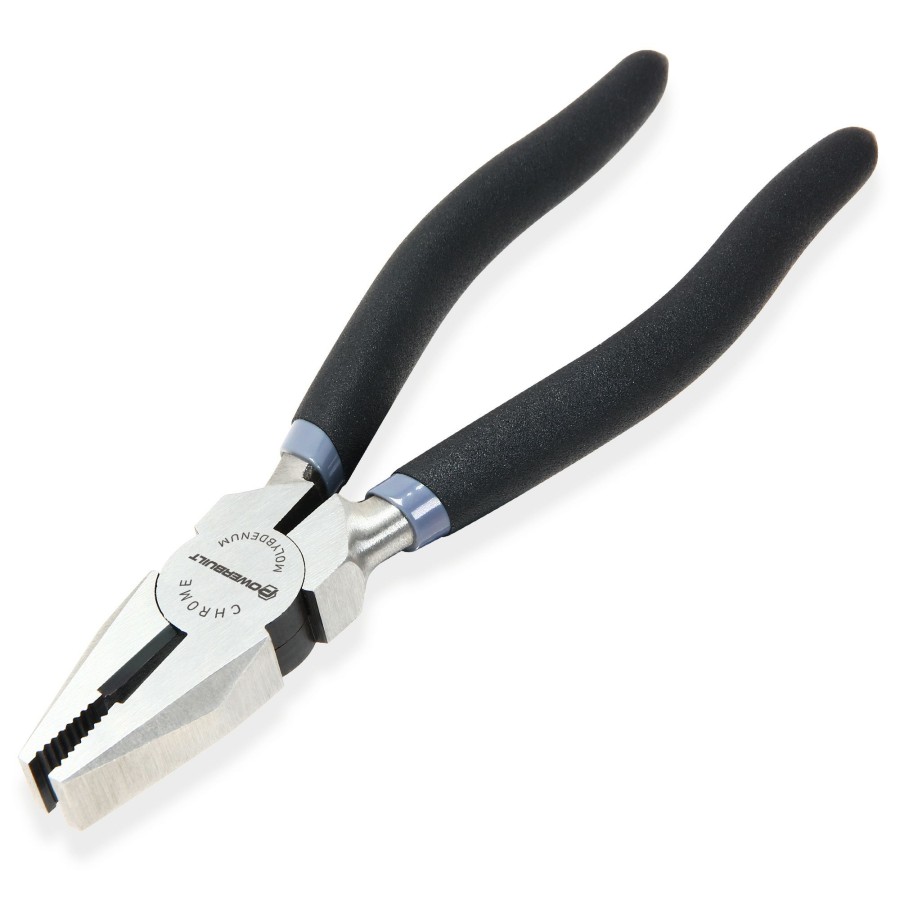 Tools Powerbuilt | Powerbuilt 7 Inch Pro Tech Linesman Pliers 645034