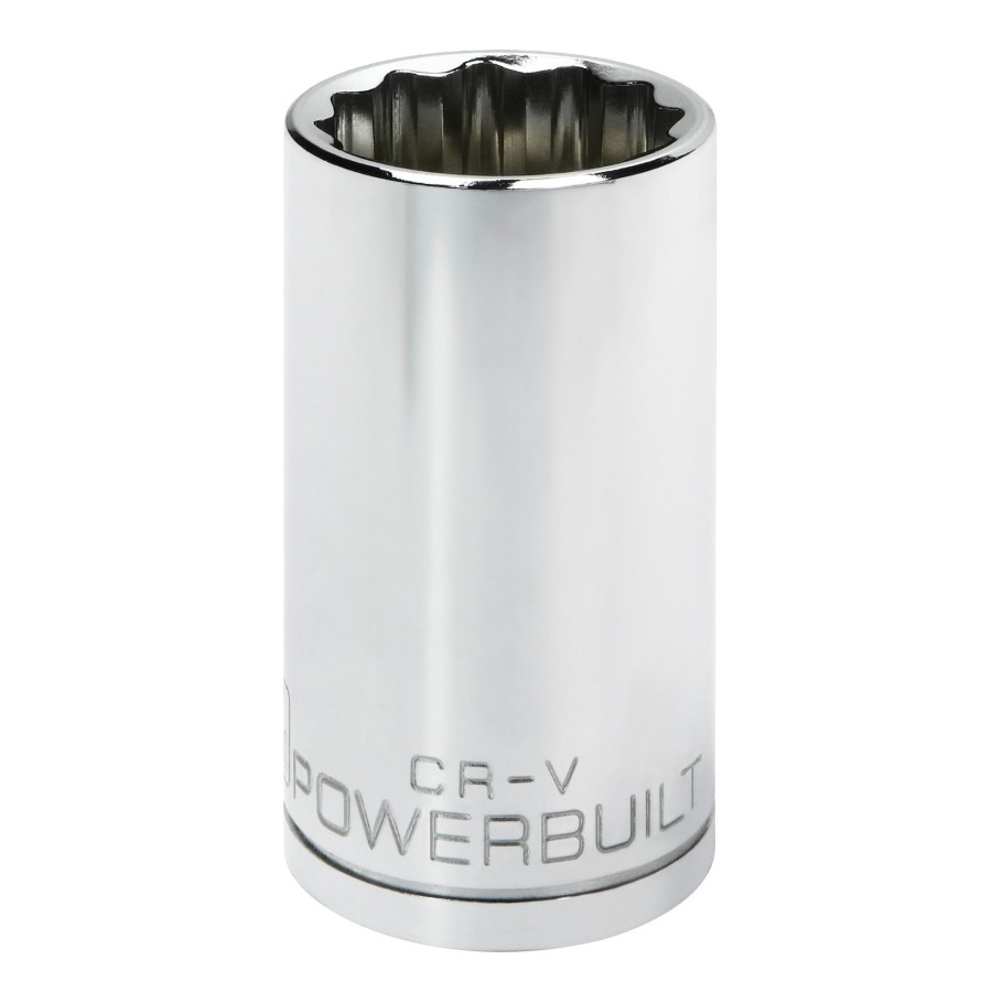 Tools Powerbuilt | Powerbuilt 1/2 In. Drive X 1-1/4 In. 12 Point Deep Socket 940142