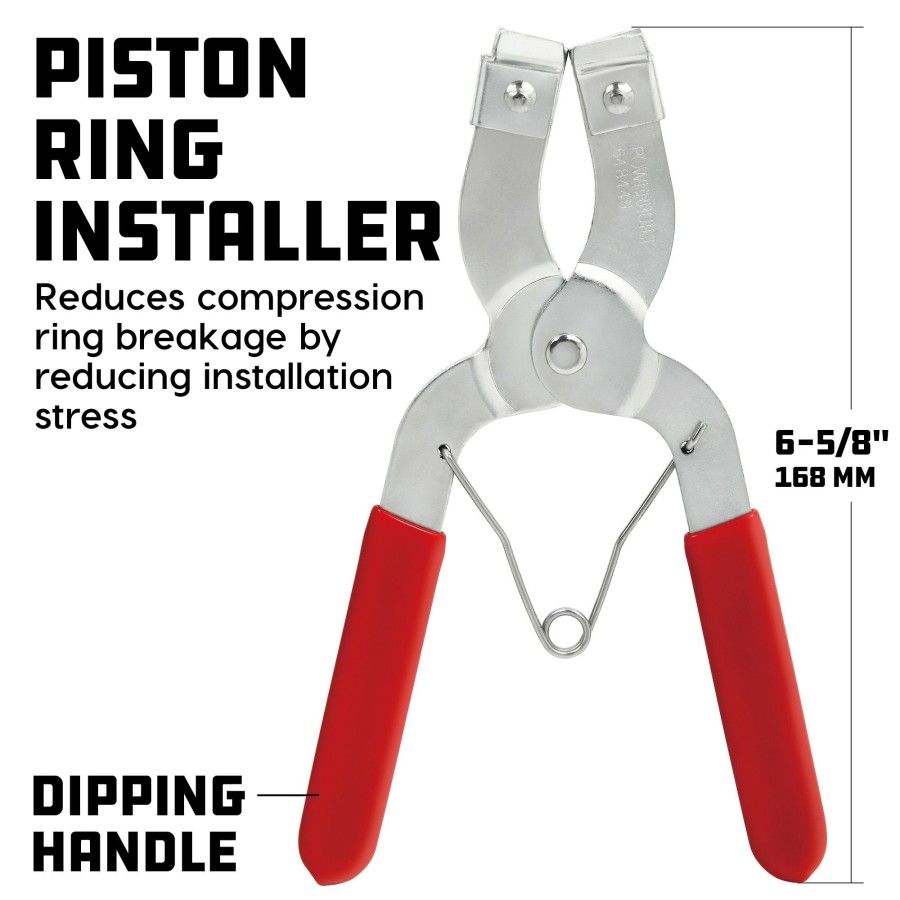 Tools Powerbuilt | Powerbuilt Piston Ring Installer With Comfort Grip Handle 648449