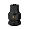 Tools Powerbuilt | Powerbuilt 3/8 In. Drive X 10 Mm 6 Point Impact Socket 647249