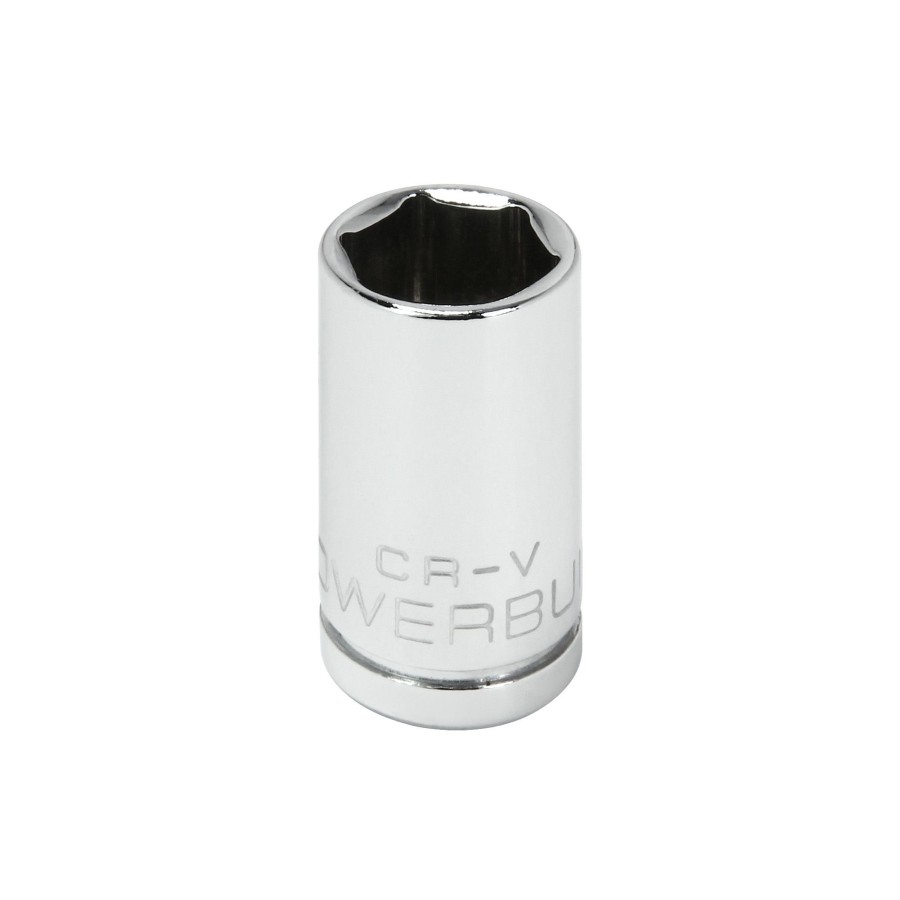 Tools Powerbuilt | Powerbuilt 1/4 Inch Drive X 3/8 Inch 6 Point Shallow Socket 648277