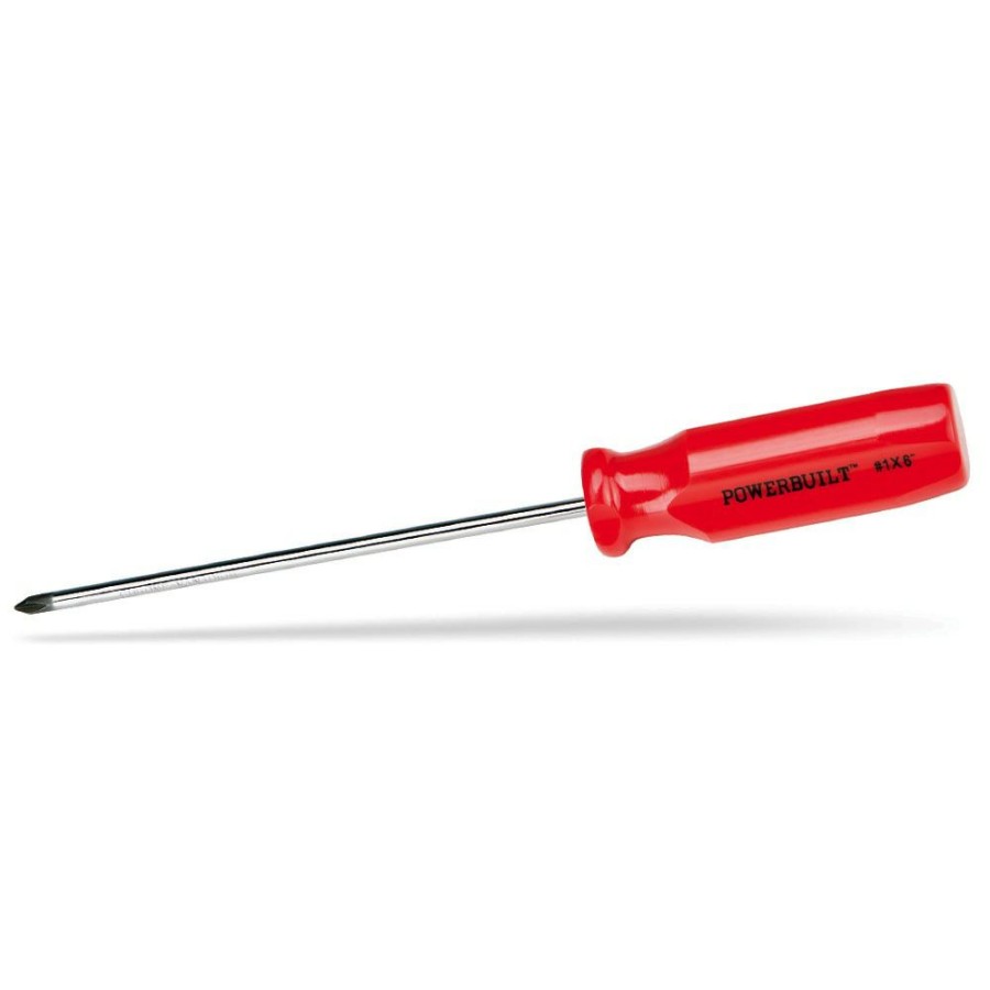 Tools Powerbuilt | Powerbuilt #1 X 6-Inch Phillips Screwdriver 940551