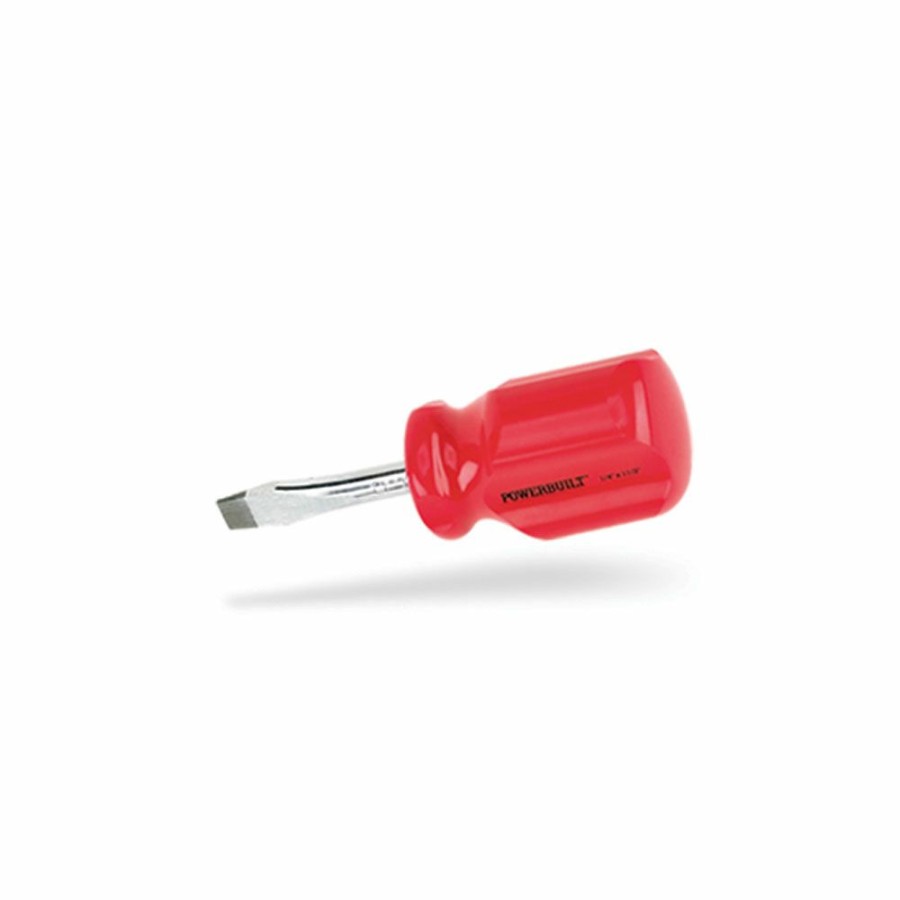 Tools Powerbuilt | Powerbuilt Slotted Screwdriver 1/4-Inch X 1-1/2-Inch 646011