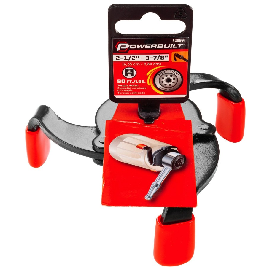 Tools Powerbuilt | Powerbuilt Oil Filter Wrench Spider (2-1/2-3-7/8) 648659