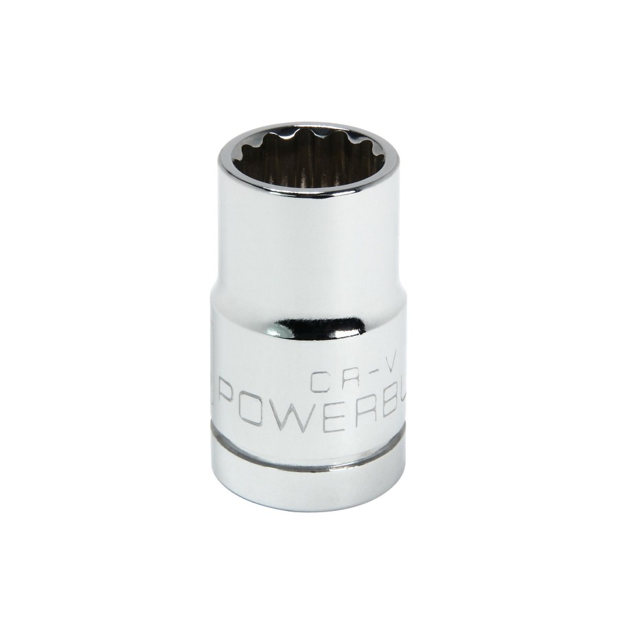 Tools Powerbuilt | Powerbuilt 1/2 Inch Drive X 14 Mm 12 Point Shallow Socket 642012