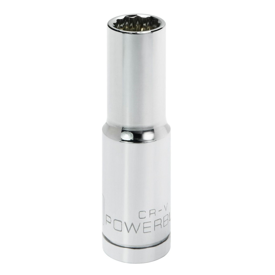 Tools Powerbuilt | Powerbuilt 1/2 In. Drive X 13Mm 12 Point Deep Socket 940154