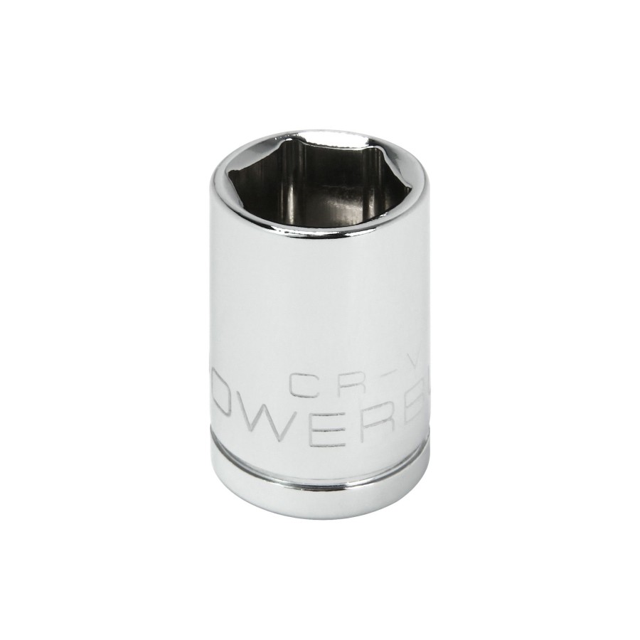 Tools Powerbuilt | Powerbuilt 1/4 Inch Drive X 12 Mm 6 Point Shallow Socket 648289