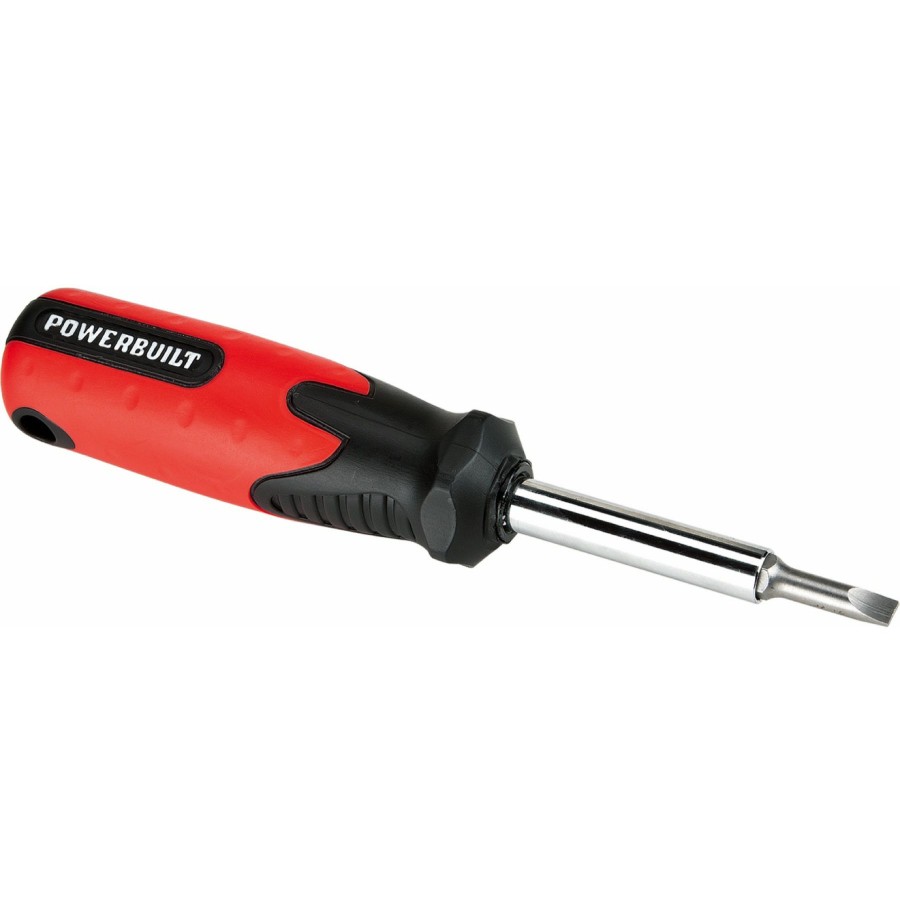 Tools Powerbuilt | Powerbuilt 9 In 1 Screwdriver W/ Double Inj Handle 941162