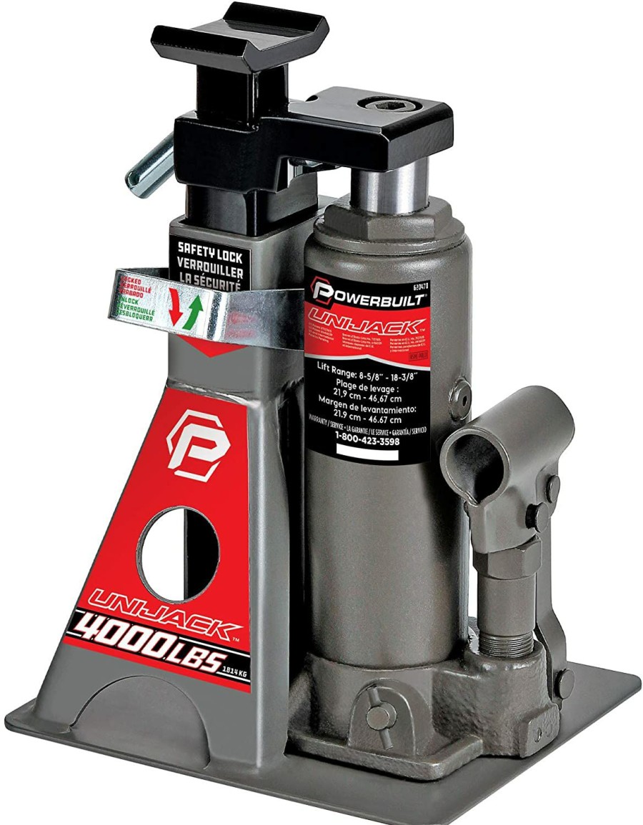 Tools Powerbuilt | Powerbuilt 620470 Unijack 4000 Lb. Capacity