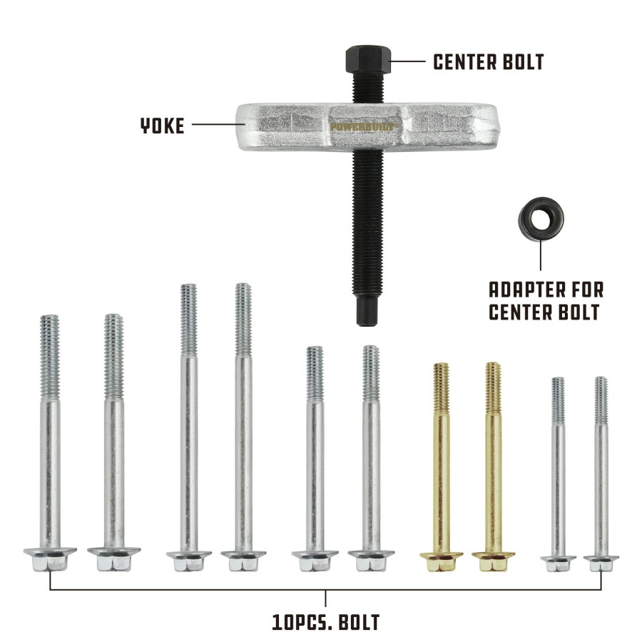 Tools Powerbuilt | Powerbuilt Heavy Duty Steering Wheel Puller 648464