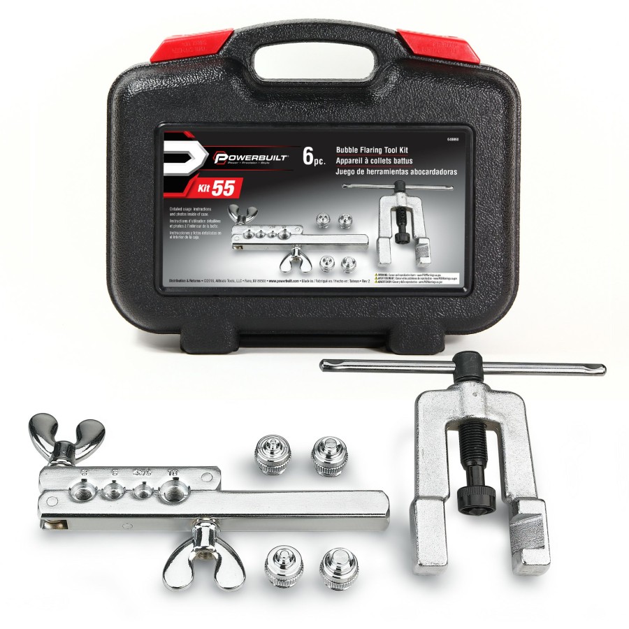 Tools Powerbuilt | Powerbuilt Bubble Flaring Tool Set 648990