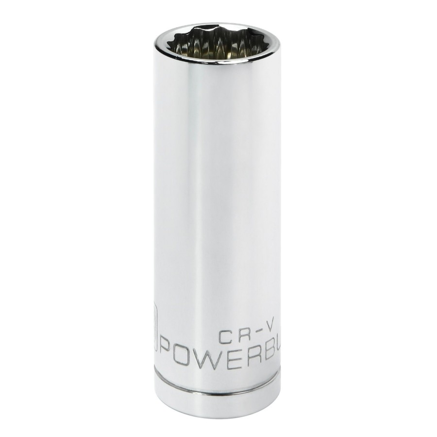 Tools Powerbuilt | Powerbuilt 1/2 In. Drive X 19Mm 12 Point Deep Socket 940160