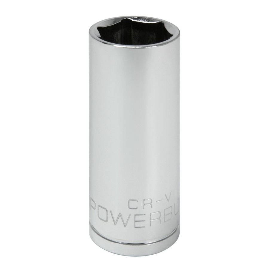 Tools Powerbuilt | Powerbuilt 3/8 Inch Drive X 19 Mm 6 Point Deep Socket 641219