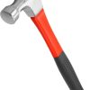 Tools Powerbuilt | Powerbuilt 640948 16 Oz. Claw Hammer With Fiberglass Handle