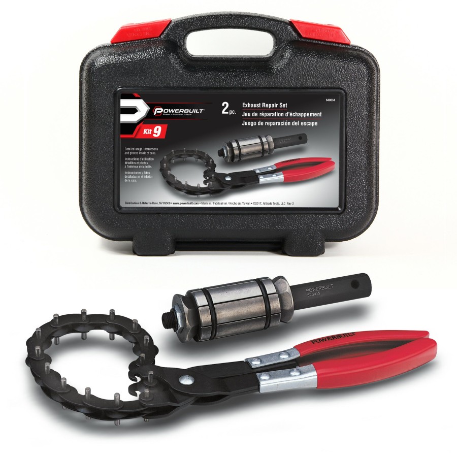 Tools Powerbuilt | Powerbuilt 2 Piece Exhaust Set Kit 9, Pipe Cutter, Pipe Expander 648634