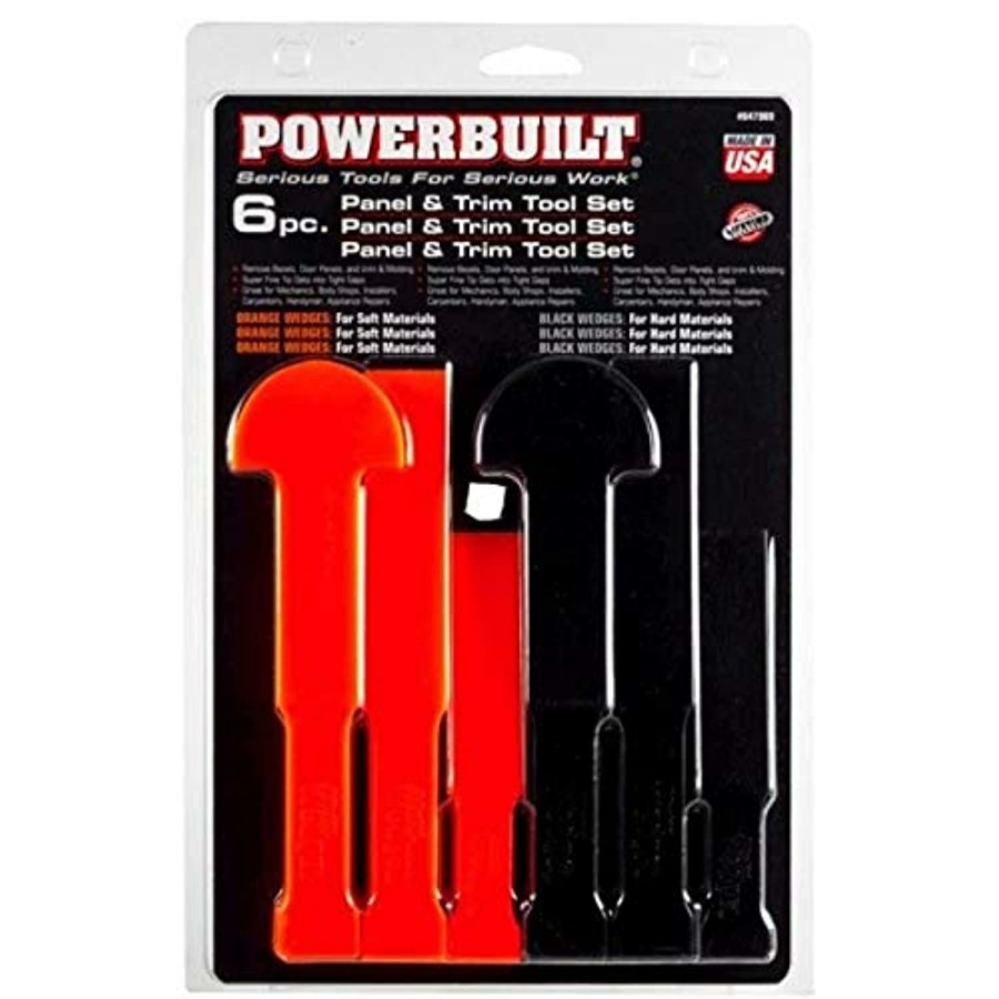 Tools Powerbuilt | Powerbuilt 647989 Non Marring Pry Bar Set, 6 Piece