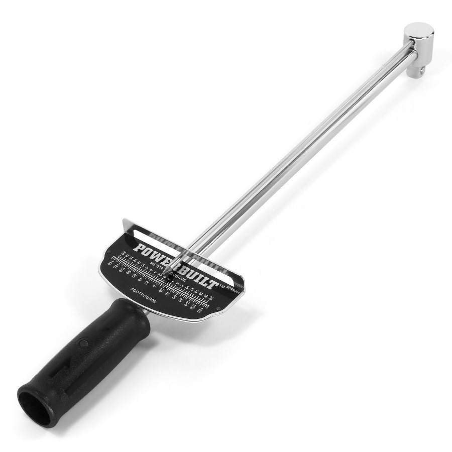 Tools Powerbuilt | Powerbuilt 1/2-Inch Drive Needle Torque Wrench, 0 To 140 Ft. Lbs