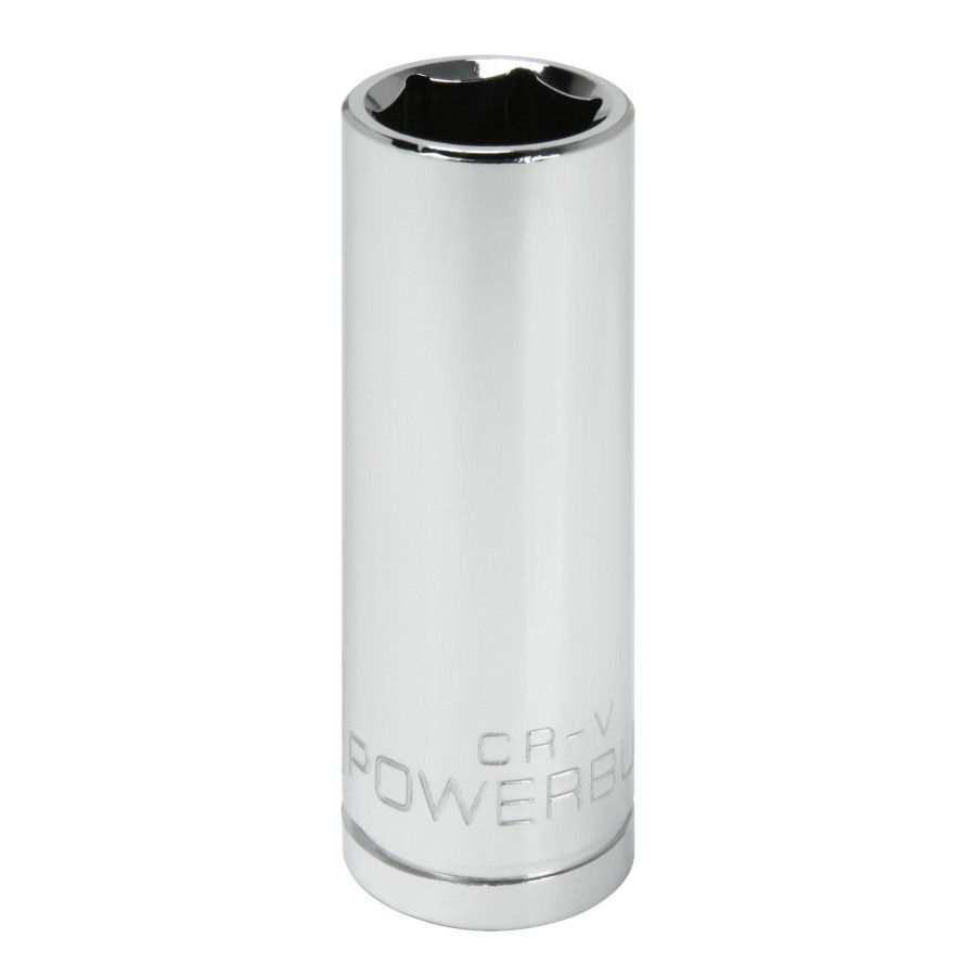 Tools Powerbuilt | Powerbuilt 3/8 Inch Drive X 15 Mm 6 Point Deep Socket 641215